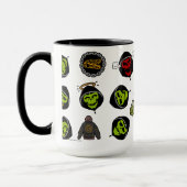 Suicide Squad | Killer Croc Emoji Pattern Tasse (Links)