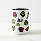 Suicide Squad | Killer Croc Emoji Pattern Tasse (Zentrum)