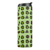 Suicide Squad | Killer Croc Emoji Pattern Thermosbecher (Nach links gedreht)