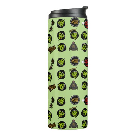 Suicide Squad | Killer Croc Emoji Pattern Thermosbecher (Nach links gedreht)