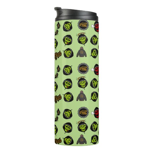 Suicide Squad | Killer Croc Emoji Pattern Thermosbecher (Nach rechts gedreht)