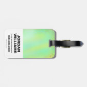 Suicide Squad | Killer Croc Head Icon Gepäckanhänger (Rückseite horizontal)