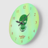 Suicide Squad | Killer Croc Head Icon Große Wanduhr (Winkel)