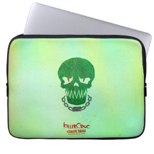 Suicide Squad   Killer Croc Head Icon Laptopschutzhülle