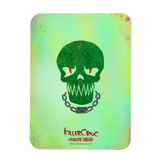 Suicide Squad | Killer Croc Head Icon Magnet (Vertikal)