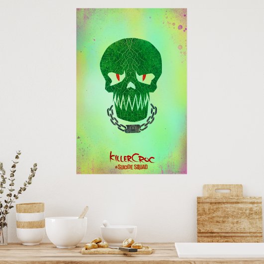 Suicide Squad Killer Croc | Head Icon Poster (Küche)