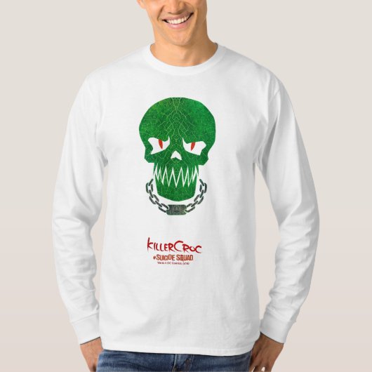 Suicide Squad | Killer Croc Head Icon T-Shirt (Vorderseite)