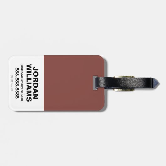 Suicide Squad | Killer Croc Tattoo Gepäckanhänger (Rückseite horizontal)