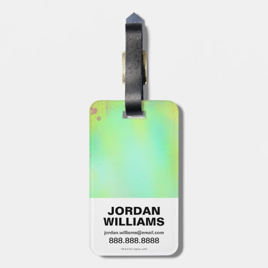 Suicide Squad | Kopf-Symbol für Slipknot Gepäckanhänger (Rückseite vertikal)