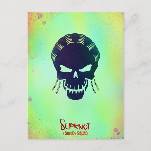 Suicide Squad | Kopf-Symbol für Slipknot Postkarte (Vorderseite)