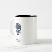 Suicide Squad | Kopf-Symbol für Slipknot Zweifarbige Tasse (Vorderseite Links)