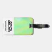 Suicide Squad | Kopf-Symbol für Verzauberer Gepäckanhänger (Rückseite horizontal)