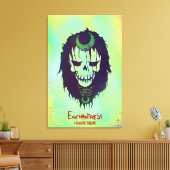 Suicide Squad | Kopf-Symbol für Verzauberer Leinwanddruck (Insitu (Wohnzimmer))