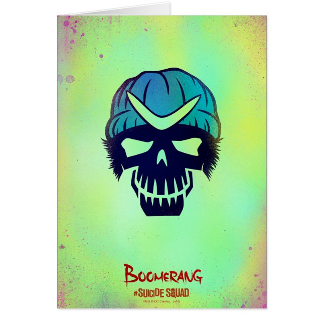 Suicide Squad | Kopf-Symbol von Boomerang (Vorne)