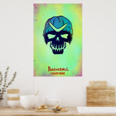 Suicide Squad | Kopf-Symbol von Boomerang Poster (Küche)