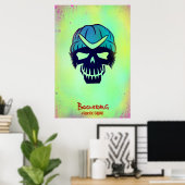 Suicide Squad | Kopf-Symbol von Boomerang Poster (Heimbüro)