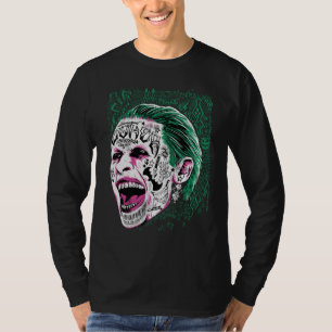 Suicide Squad Lächeln Joker Kopf Sketch T-Shirt