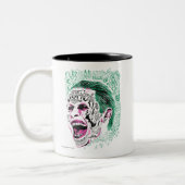 Suicide Squad | Lächeln Joker Kopf Sketch Zweifarbige Tasse (Links)