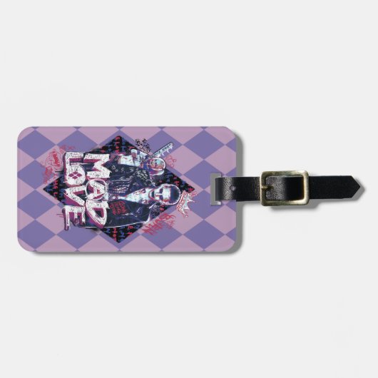 Suicide Squad | Mad Liebe Gepäckanhänger (Vorderseite horizontal)