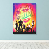 Suicide Squad | Orange Joker & Squad Movie Poster Leinwanddruck (Insitu (Holzboden))