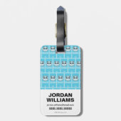 Suicide Squad | Panda Gepäckanhänger (Rückseite vertikal)