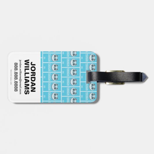 Suicide Squad | Panda Gepäckanhänger (Rückseite horizontal)