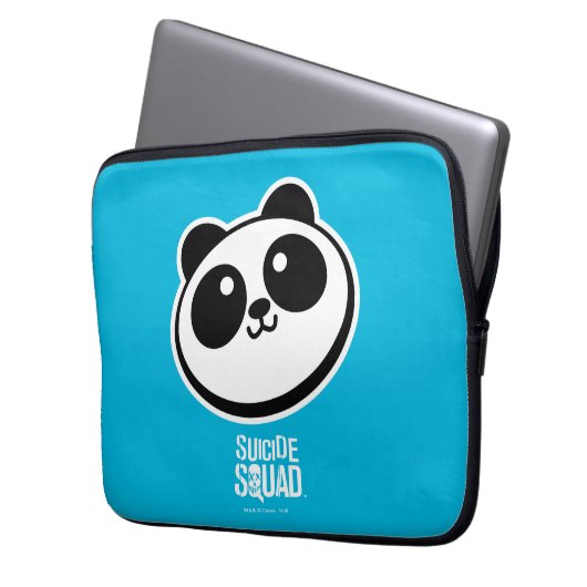 Suicide Squad | Panda Purveyors-Logo Laptopschutzhülle (Vorderseite Links)