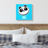 Suicide Squad | Panda Purveyors-Logo Leinwanddruck (Insitu (Schlafzimmer))