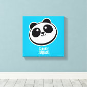 Suicide Squad | Panda Purveyors-Logo Leinwanddruck (Insitu (Holzboden))