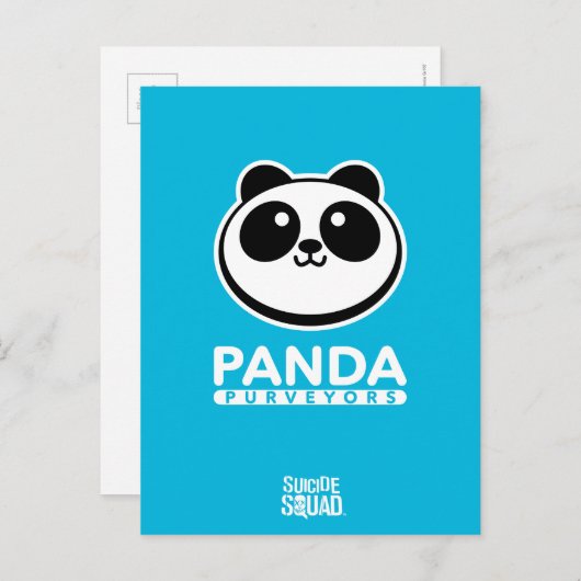 Suicide Squad | Panda Purveyors-Logo Postkarte (Vorne/Hinten)