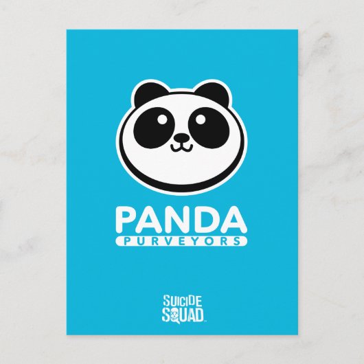 Suicide Squad | Panda Purveyors-Logo Postkarte (Vorderseite)