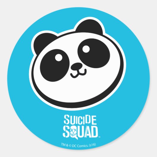 Suicide Squad | Panda Purveyors-Logo Runder Aufkleber (Vorderseite)