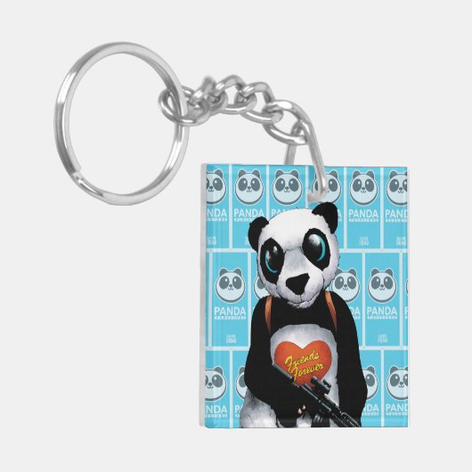Suicide Squad | Panda Schlüsselanhänger (Vorderseite links)