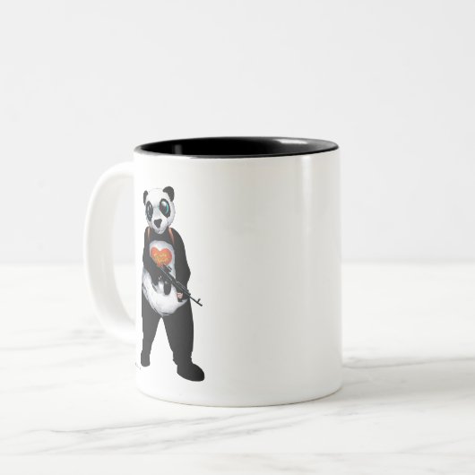 Suicide Squad | Panda Zweifarbige Tasse (Vorderseite Links)