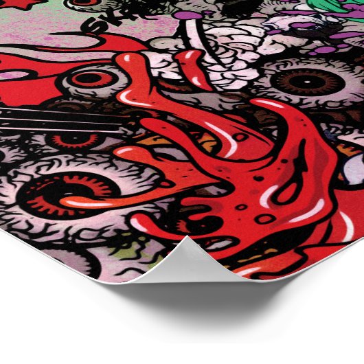 Suicide Squad | Pilzwolkenexplosion Poster (Ecke)