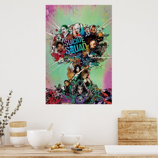 Suicide Squad | Pilzwolkenexplosion Poster (Küche)
