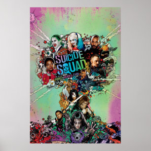 Suicide Squad Pilzwolkenexplosion Poster