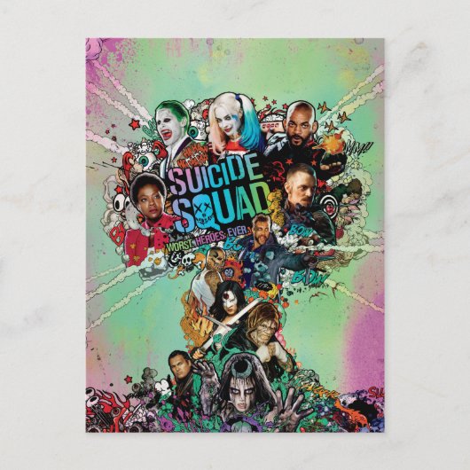Suicide Squad | Pilzwolkenexplosion Postkarte (Vorderseite)