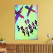Suicide Squad | Poster der Gruppe Leinwanddruck (Insitu (Wohnzimmer))