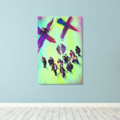 Suicide Squad | Poster der Gruppe Leinwanddruck (Insitu (Holzboden))