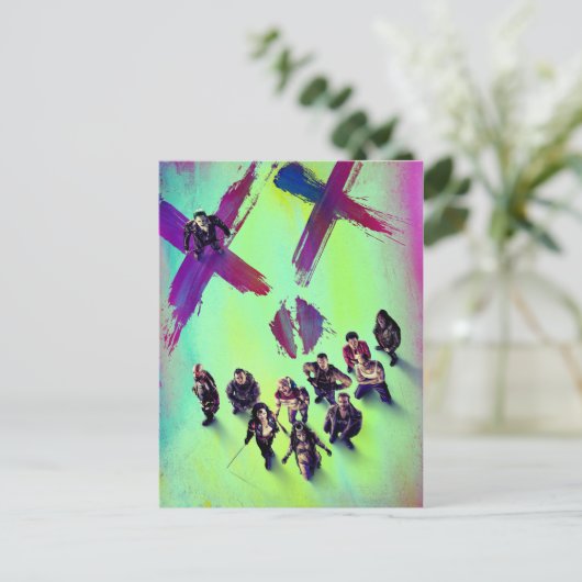 Suicide Squad | Poster der Gruppe Postkarte (Stehend Vorderseite)