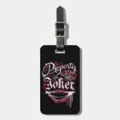 Suicide Squad Property of Joker Gepäckanhänger (Vorderseite vertikal)