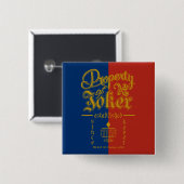 Suicide Squad | Puddin Freaky Button (Vorne & Hinten)