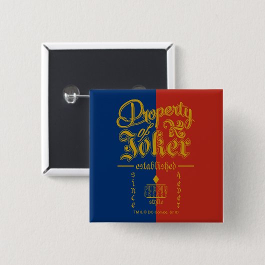 Suicide Squad | Puddin Freaky Button (Vorne & Hinten)