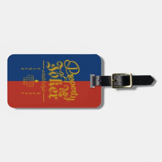 Suicide Squad Puddin Freaky Gepäckanhänger (Vorderseite horizontal)