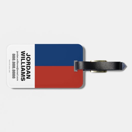 Suicide Squad Puddin Freaky Gepäckanhänger (Rückseite horizontal)