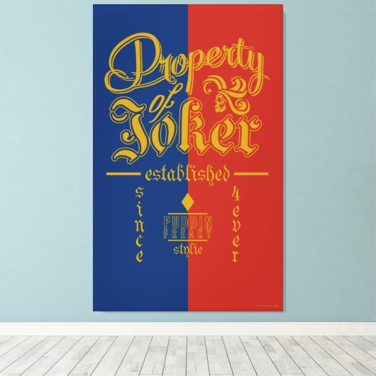 Suicide Squad | Puddin Freaky Leinwanddruck (Insitu (Holzboden))