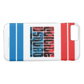 Suicide Squad | Red and Blue Logo Case-Mate iPhone Hülle (Rückseite (Horizontal))