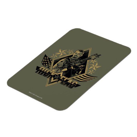 Suicide Squad | Rick Flag Abzeichen Magnet (Linke Seite)