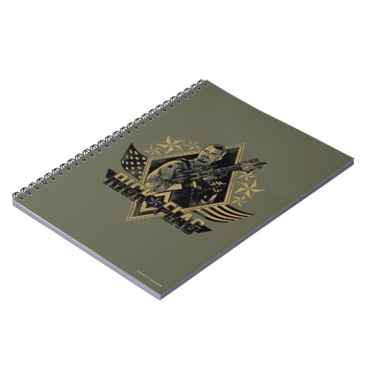 Suicide Squad | Rick Flag Abzeichen Notizblock (Linke Seite)